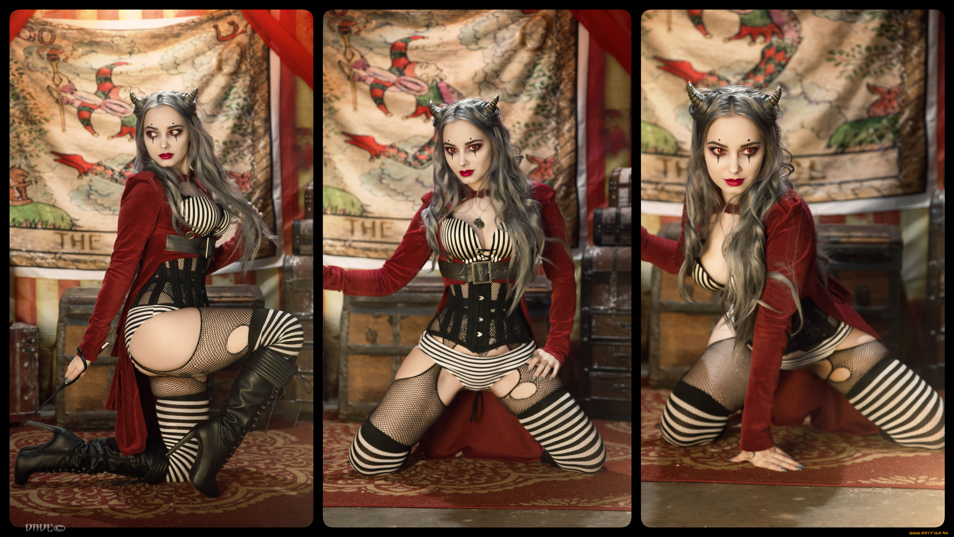 девушки, -, креатив, , косплей, genevieve