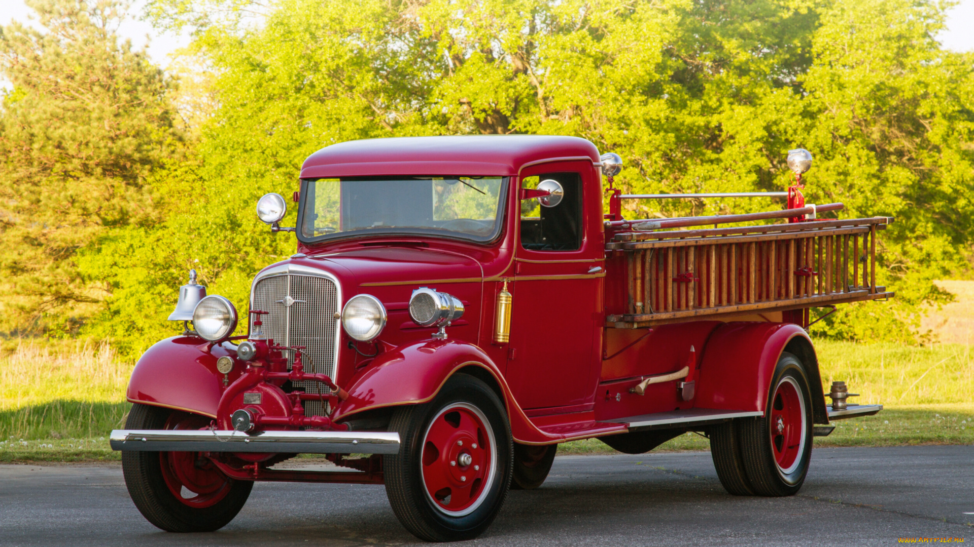 автомобили, пожарные, машины, chevrolet