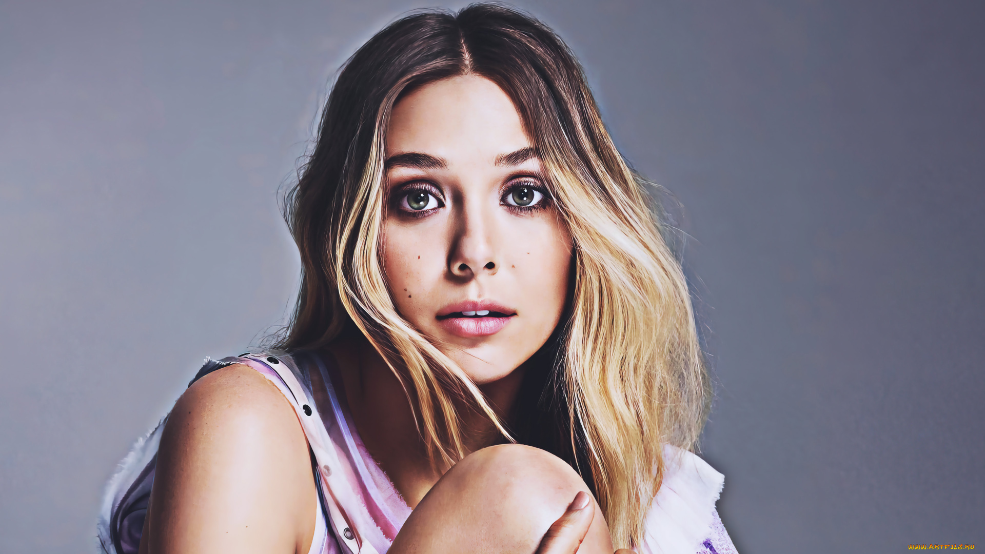 девушки, elizabeth, olsen, взгляд