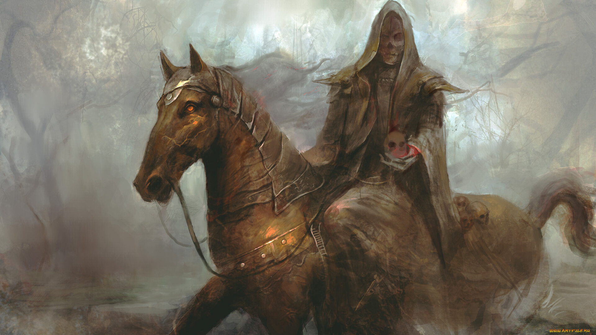 фэнтези, нежить, всадник
