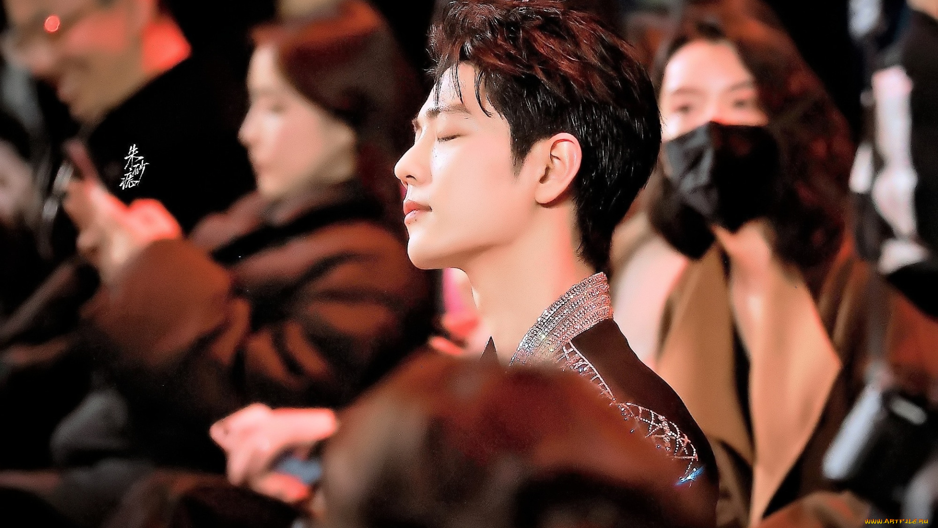 разное, знаменитости, актер, зал, люди, сяо, чжань