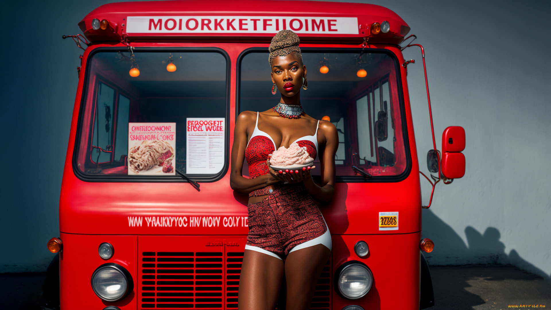 рисованное, люди, нейросетевые, девушки, нейросети