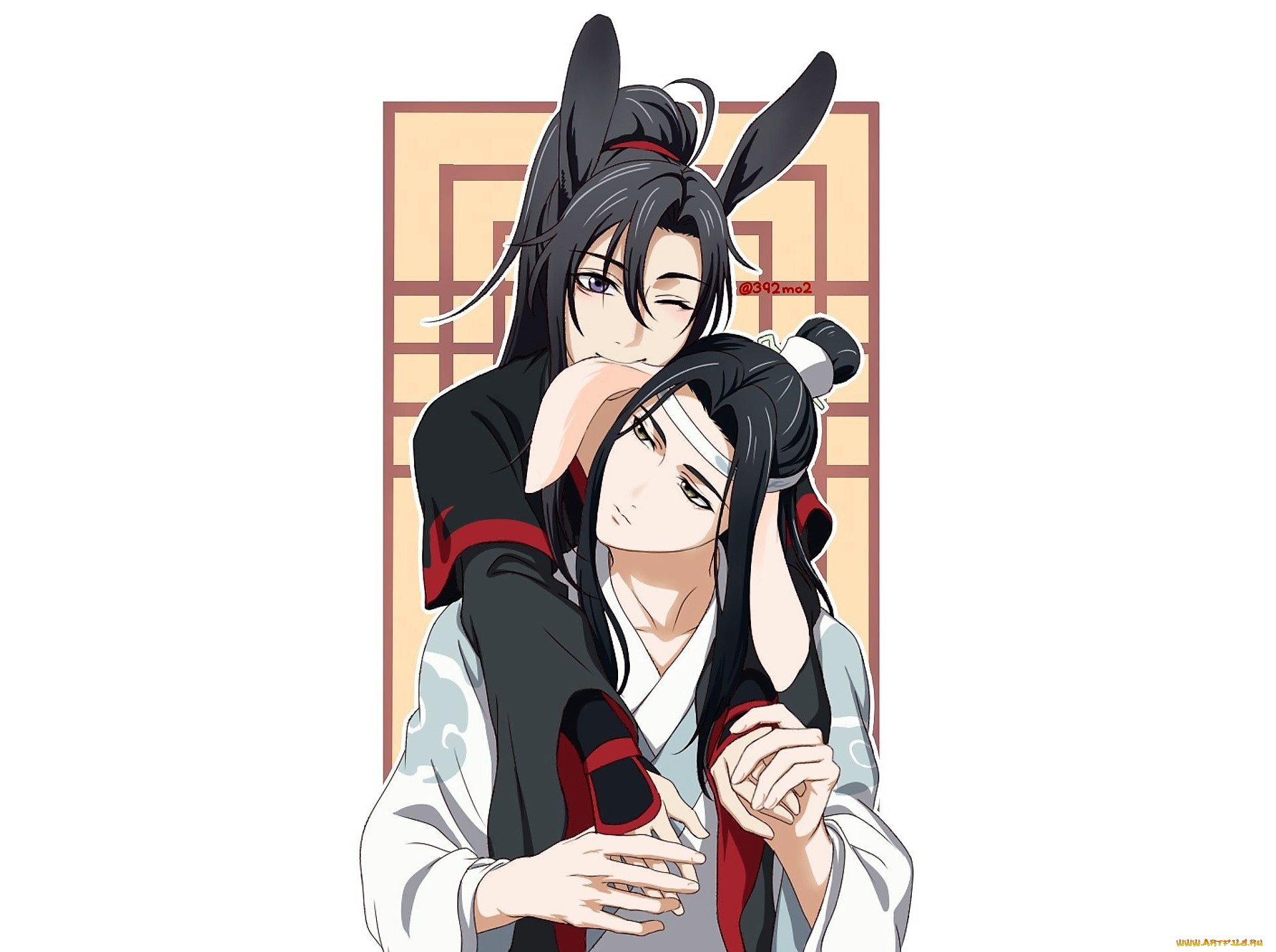 аниме, mo, dao, zu, shi, вэй, усянь, лань, ванцзи, ушки