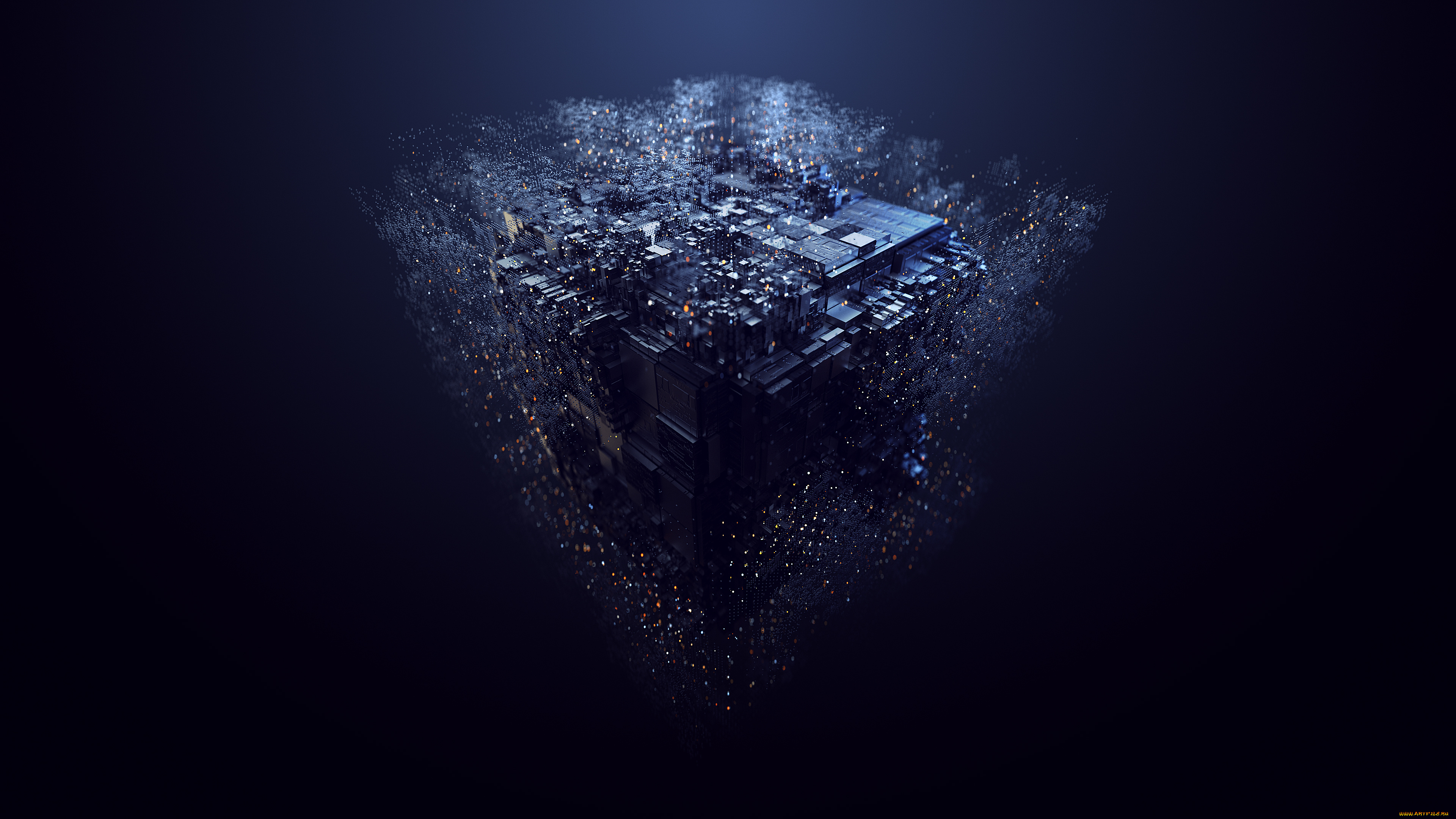 3д, графика, моделирование, , modeling, куб, детали