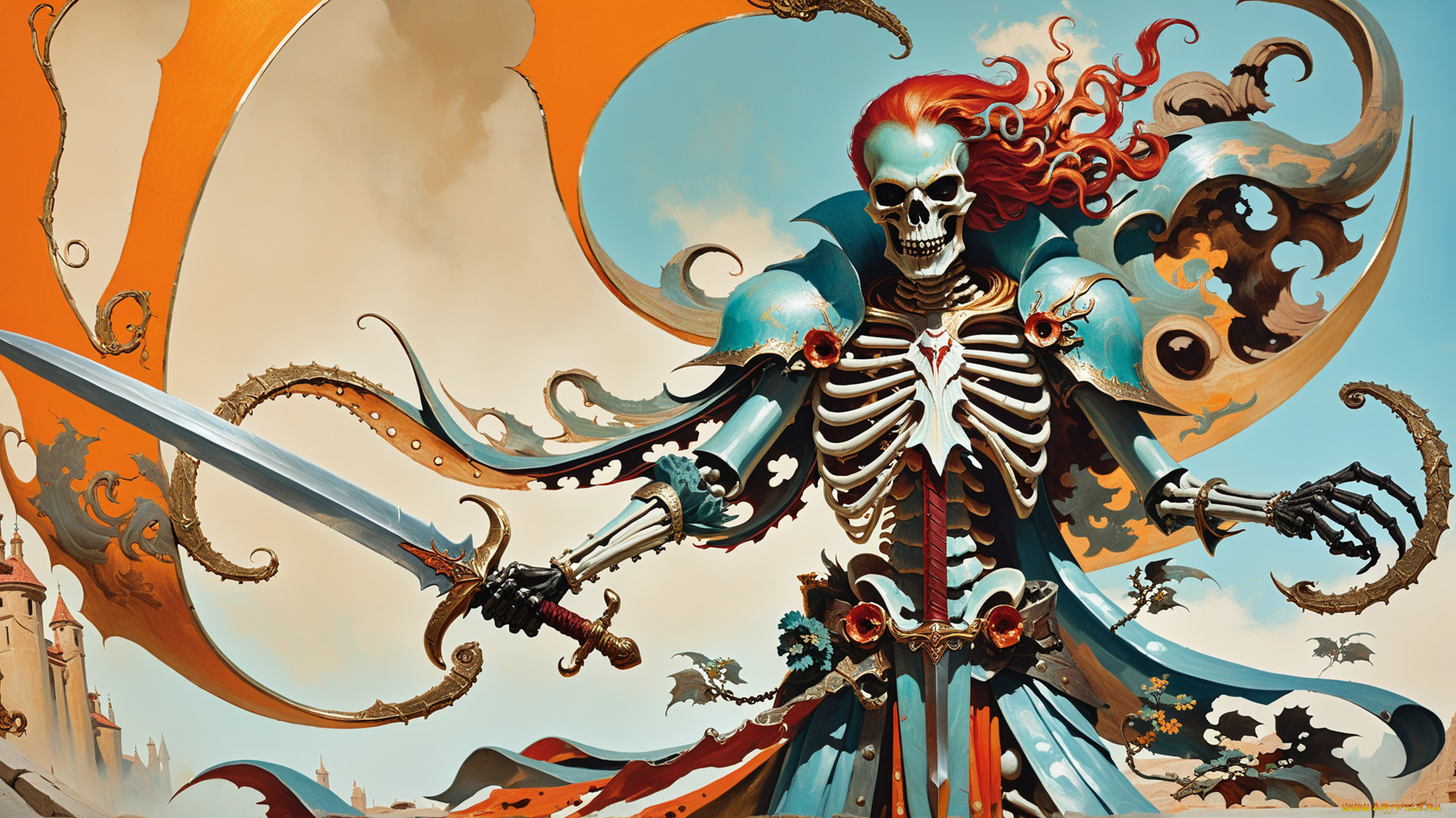 фэнтези, нежить, нейросети, графика, нейроарт, ai, art, нейронные, сети, рисунки, нейро, искусство, нейрографика, graphics, neuroart, neural, networks, drawings, neuro, neurography