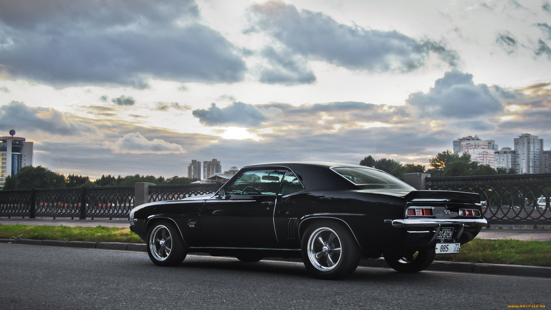 шевроле, автомобили, camaro, ss, 396, black