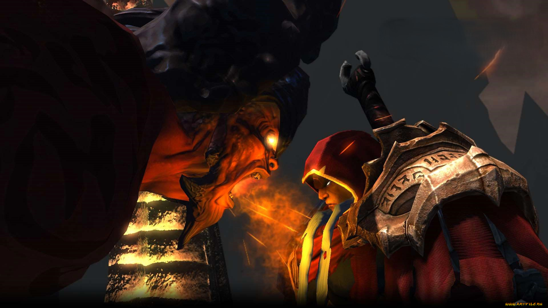 видео, игры, darksiders, , wrath, of, war, персонажи, противостояние