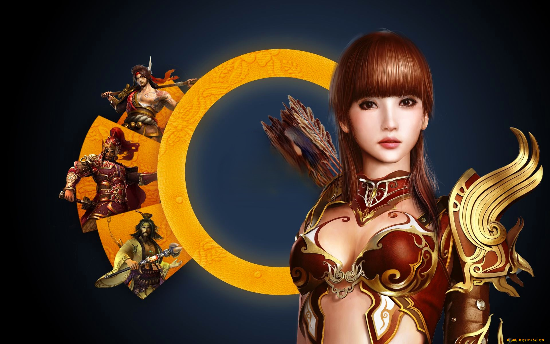 видео, игры, red, cliff, персонажи, оружие, кольцо