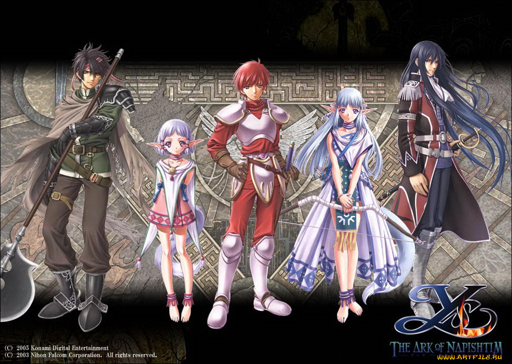 видео, игры, ys, the, ark, of, napishtim