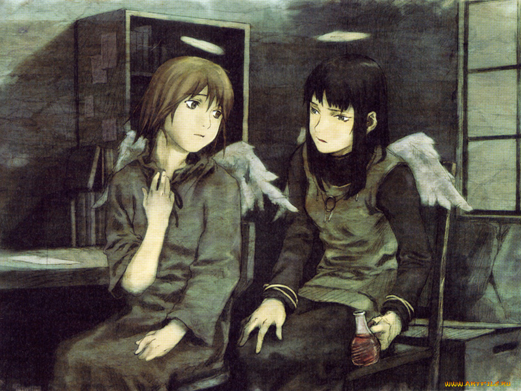 аниме, haibane, renmei