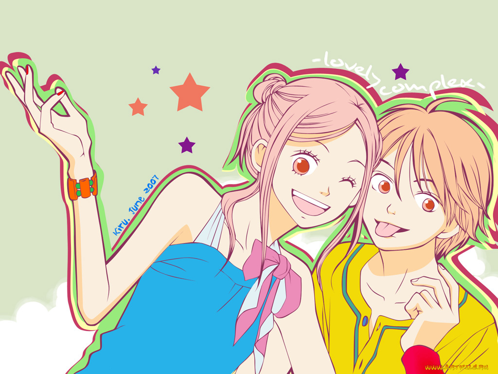 аниме, lovely, complex