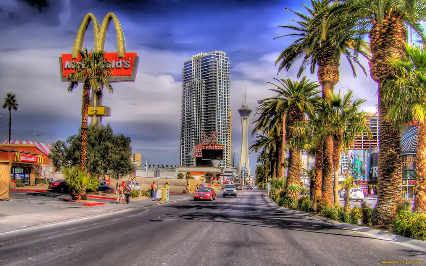 las, vegas, города, лас, вегас, сша