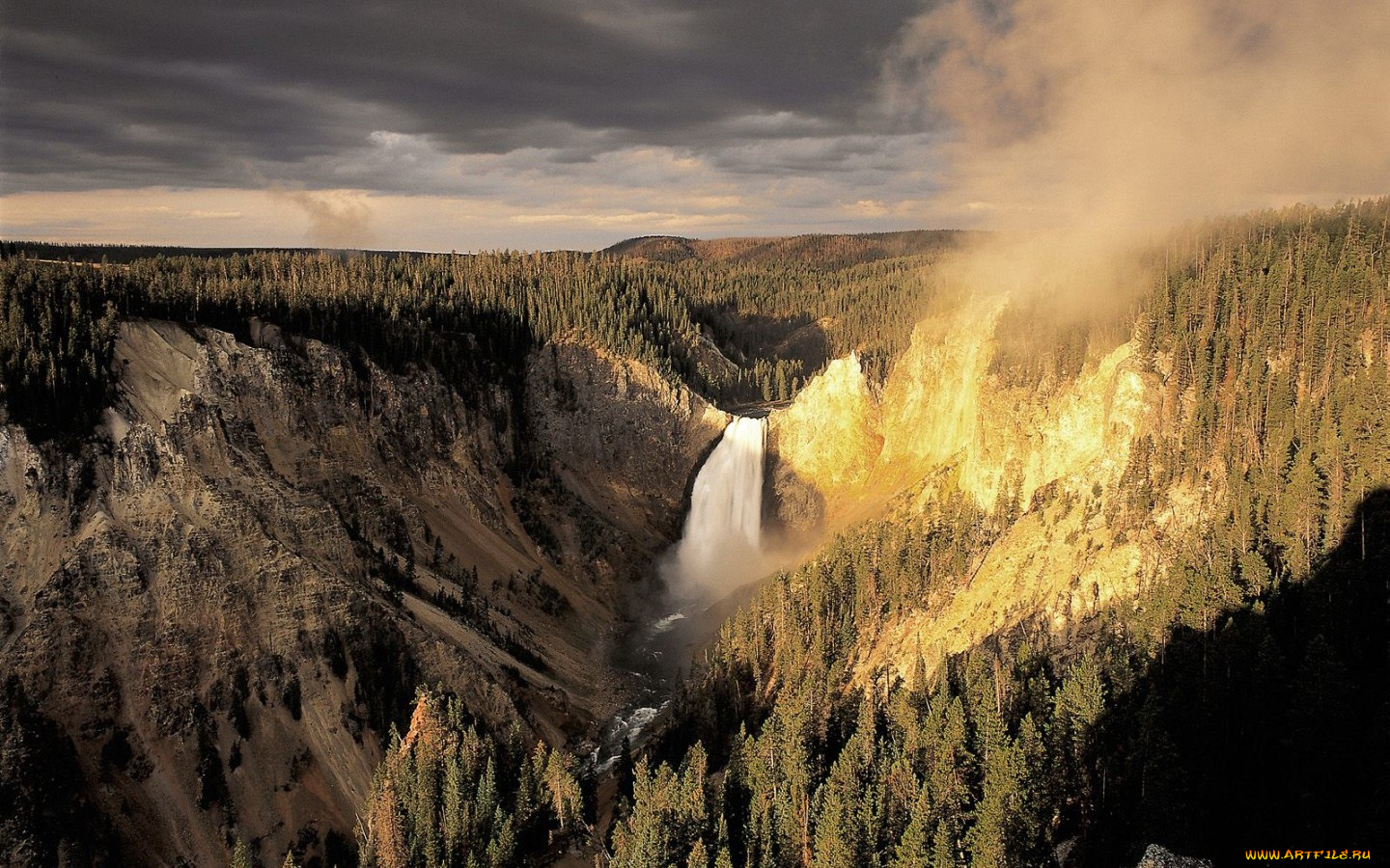 природа, водопады