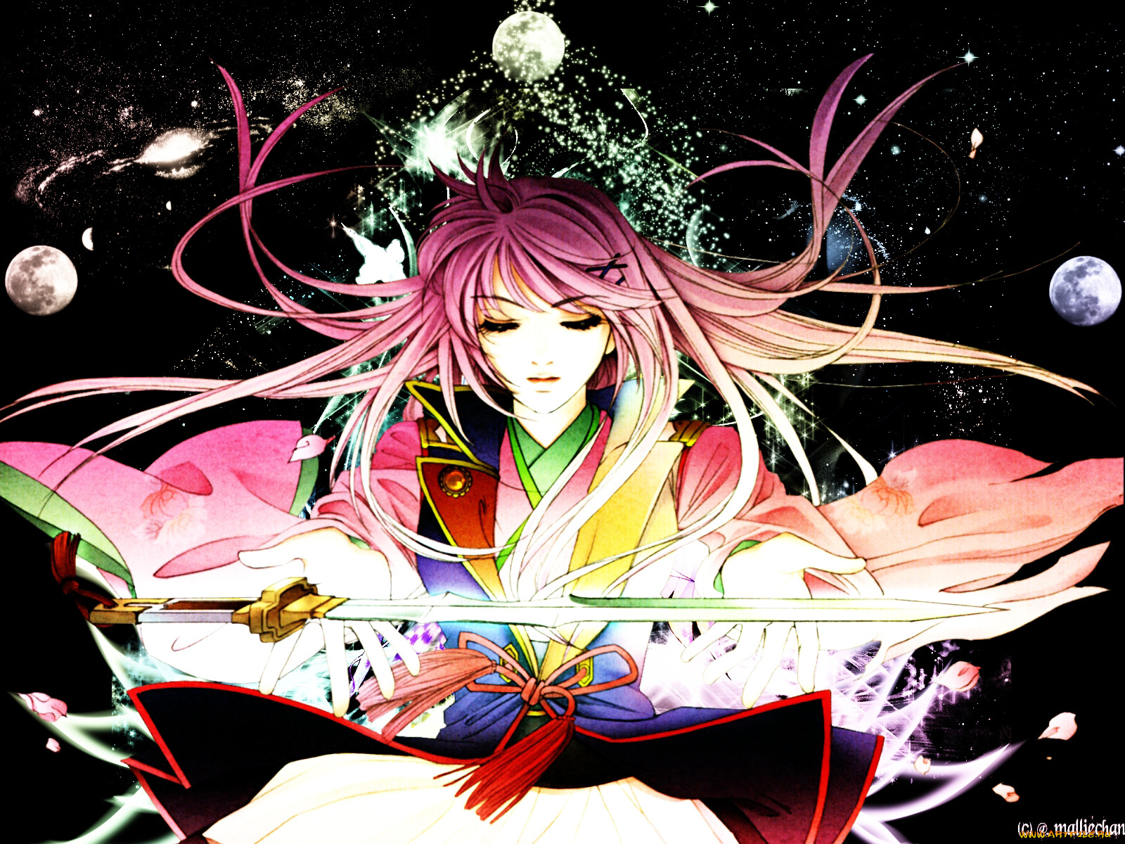 аниме, haruka, naru, toki, no, naka, de