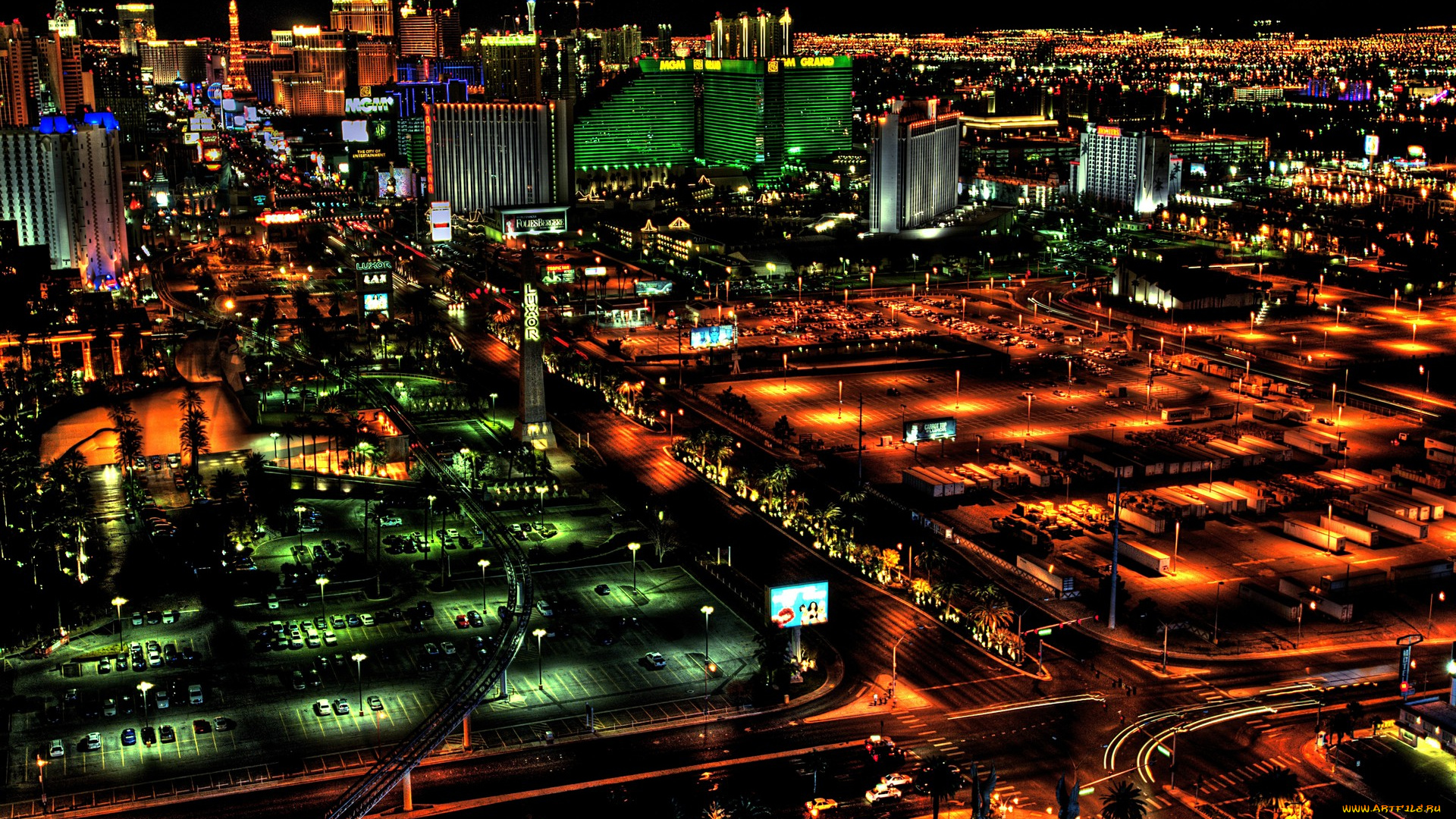 las, vegas, города, лас, вегас, сша