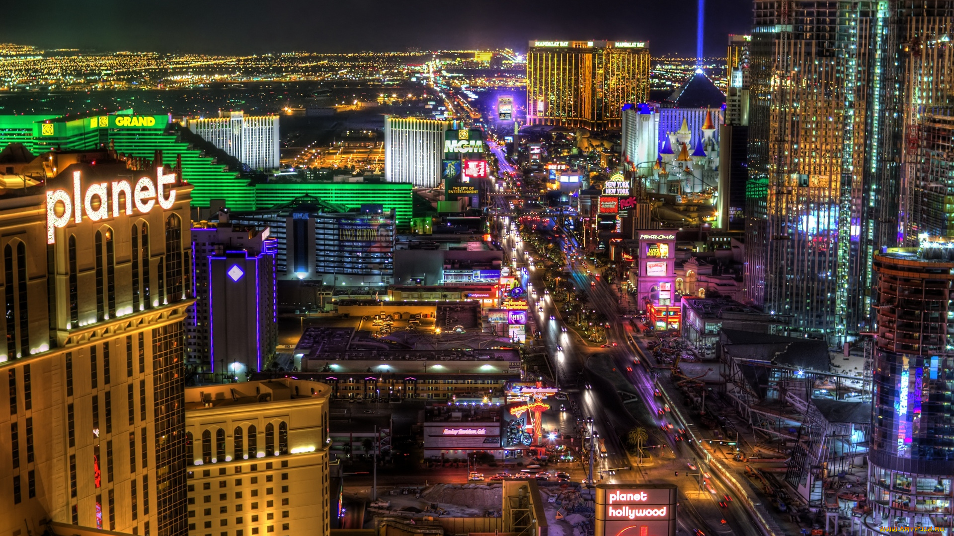 las, vegas, города, лас, вегас, сша