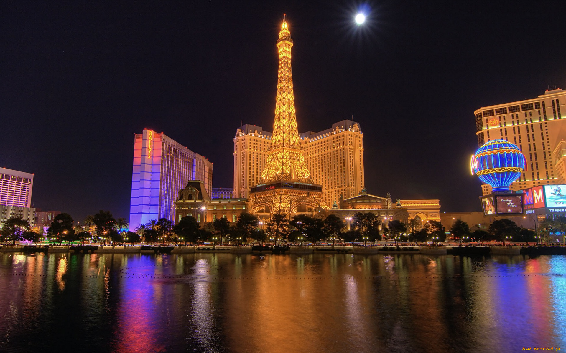 las, vegas, города, лас, вегас, сша