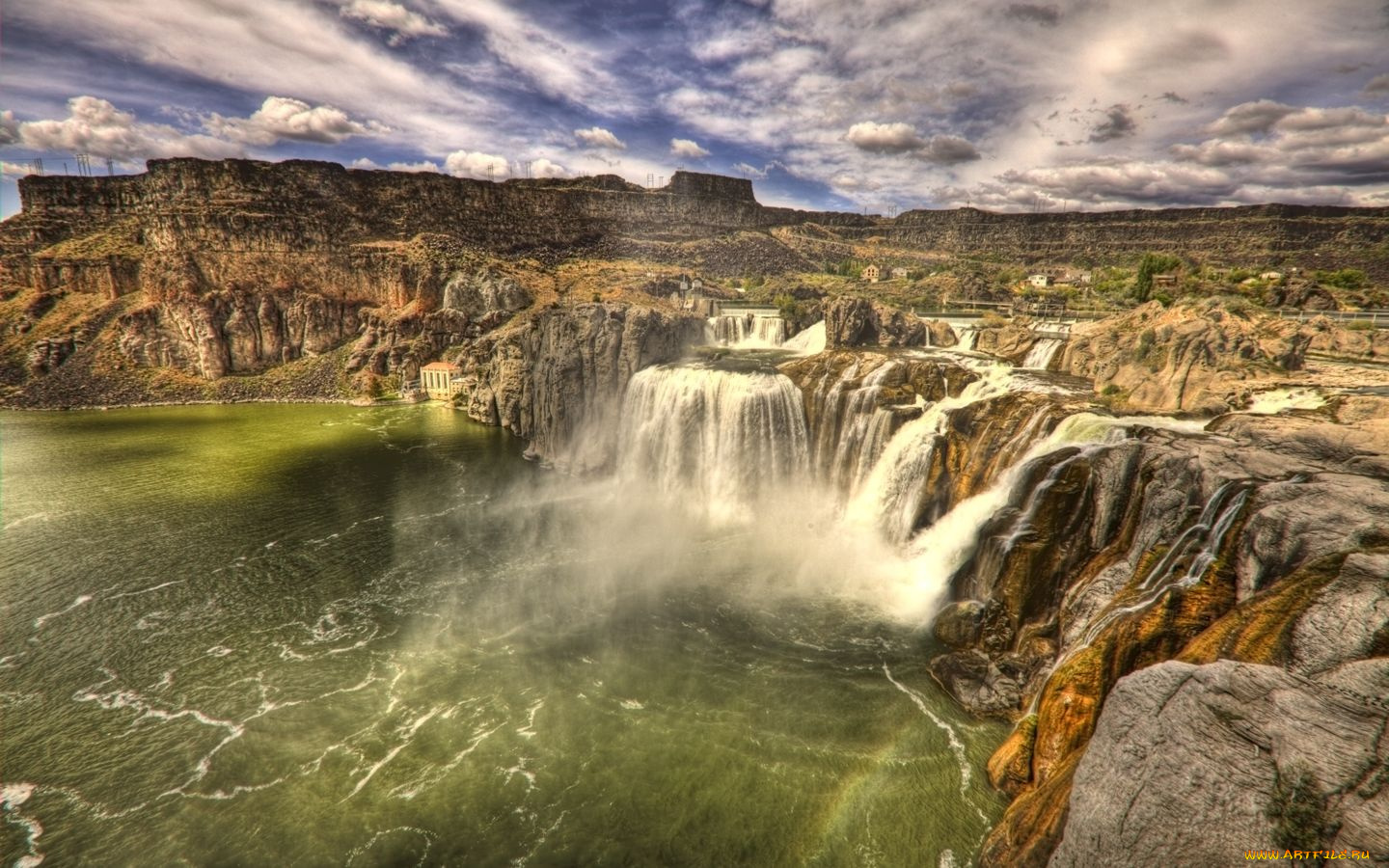 природа, водопады