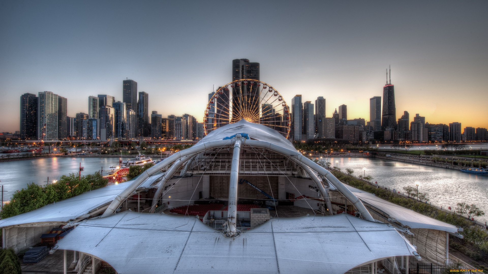 chicago, города, Чикаго, сша