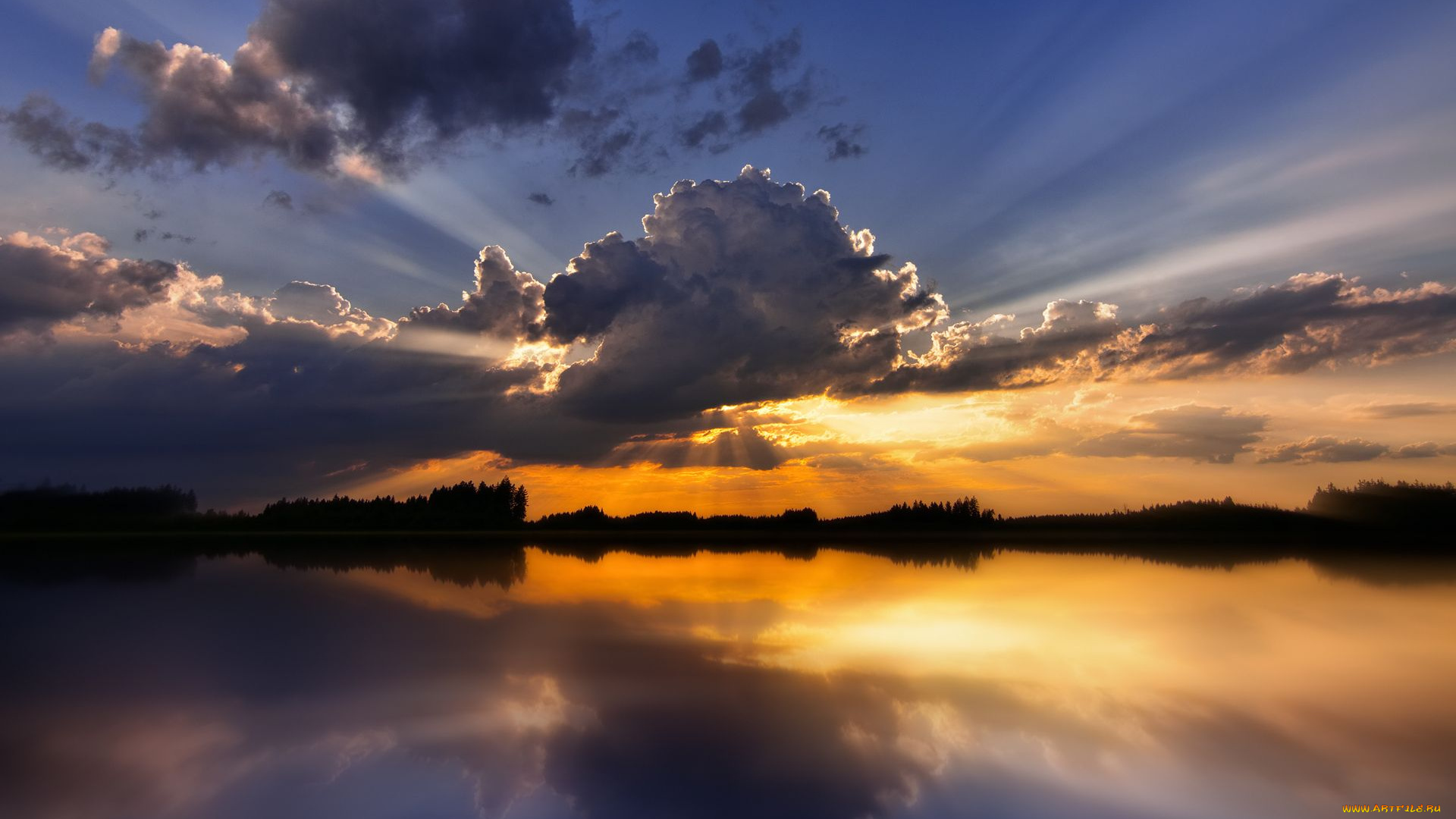 природа, восходы, закаты