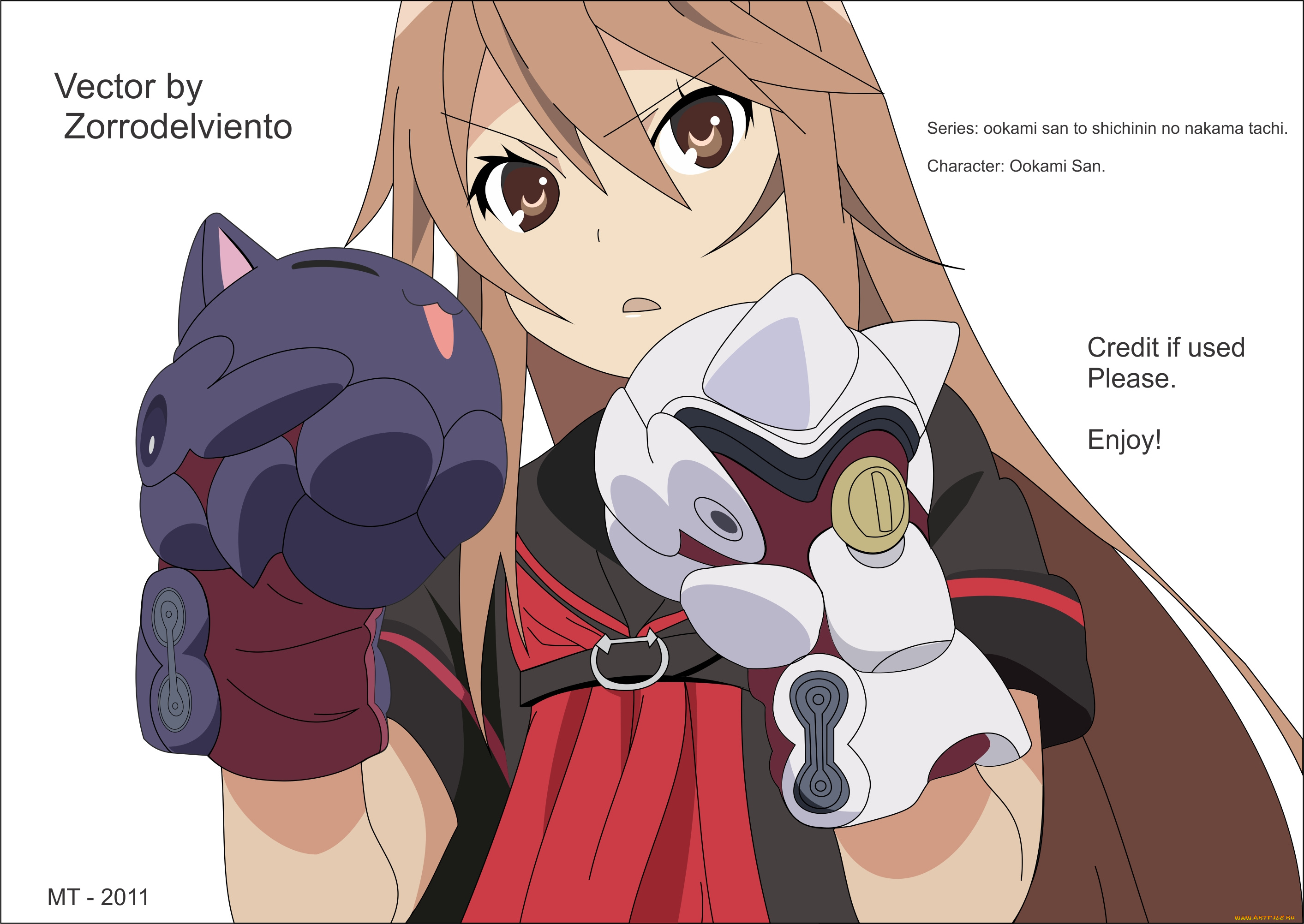 аниме, ookami, san, to, shichinin, no, nakama, tachi