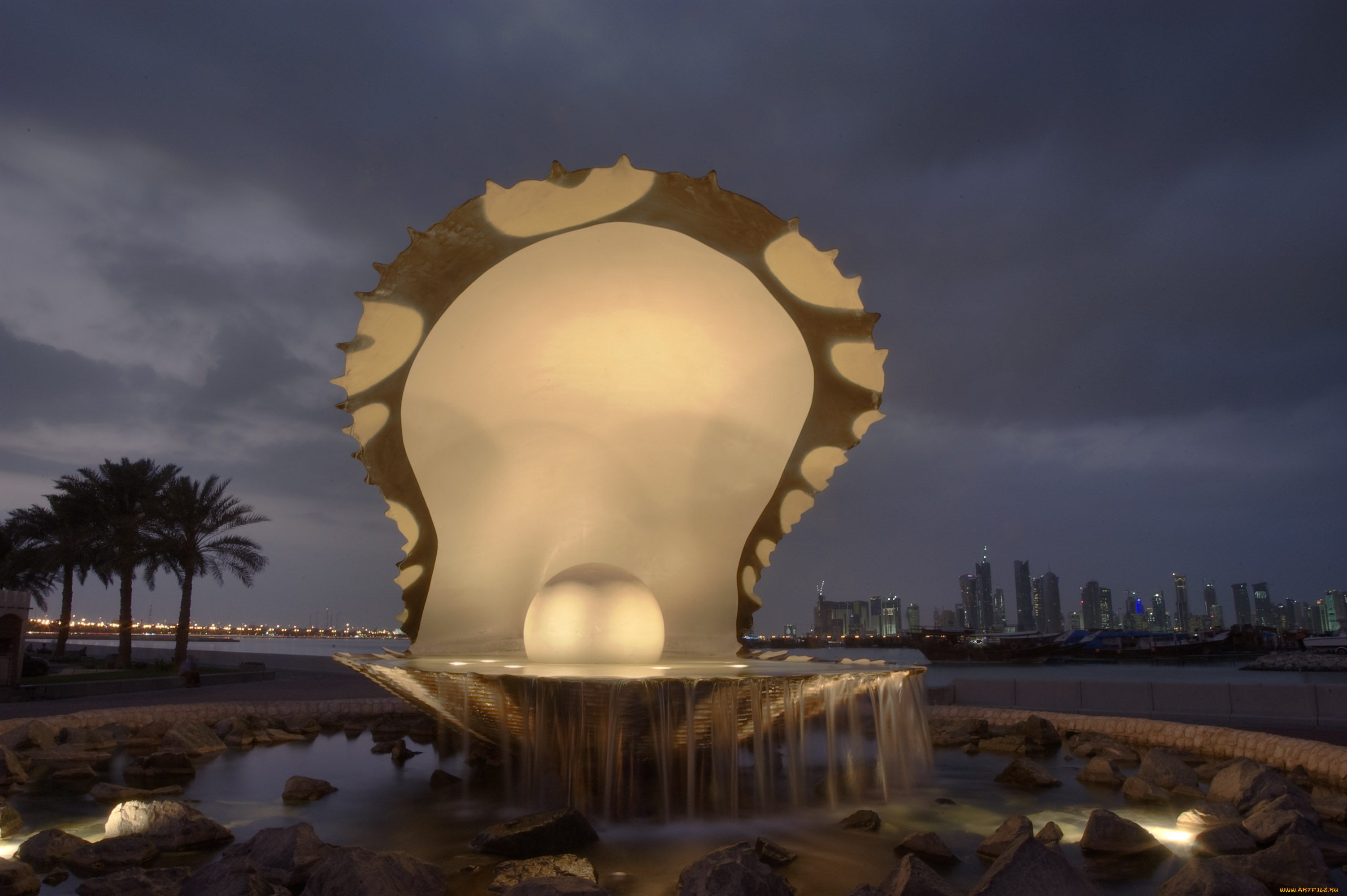 города, фонтаны