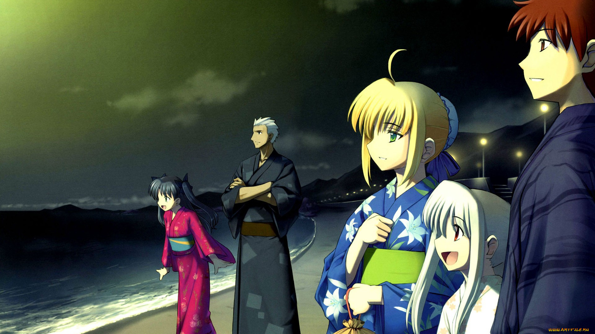 аниме, fate, stay, night