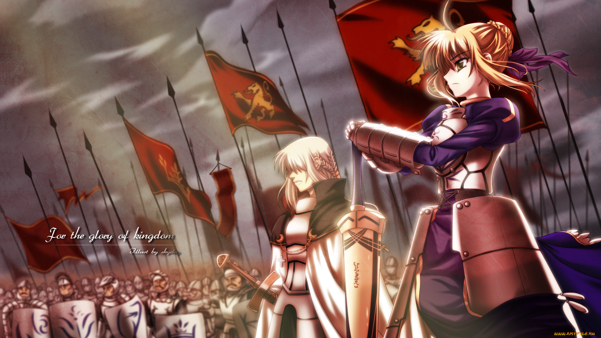 аниме, fate, stay, night