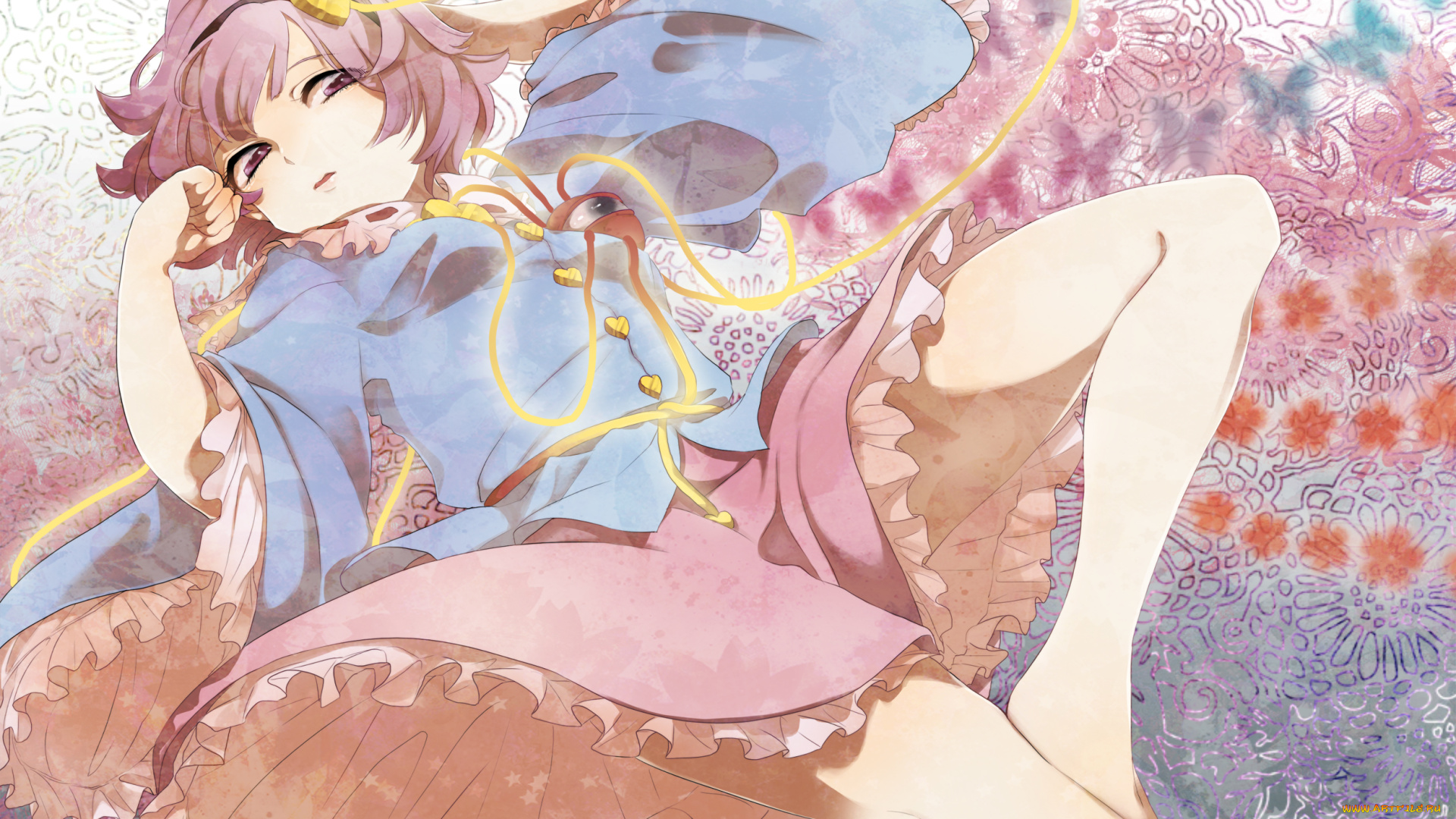 komeiji, satori, аниме, touhou