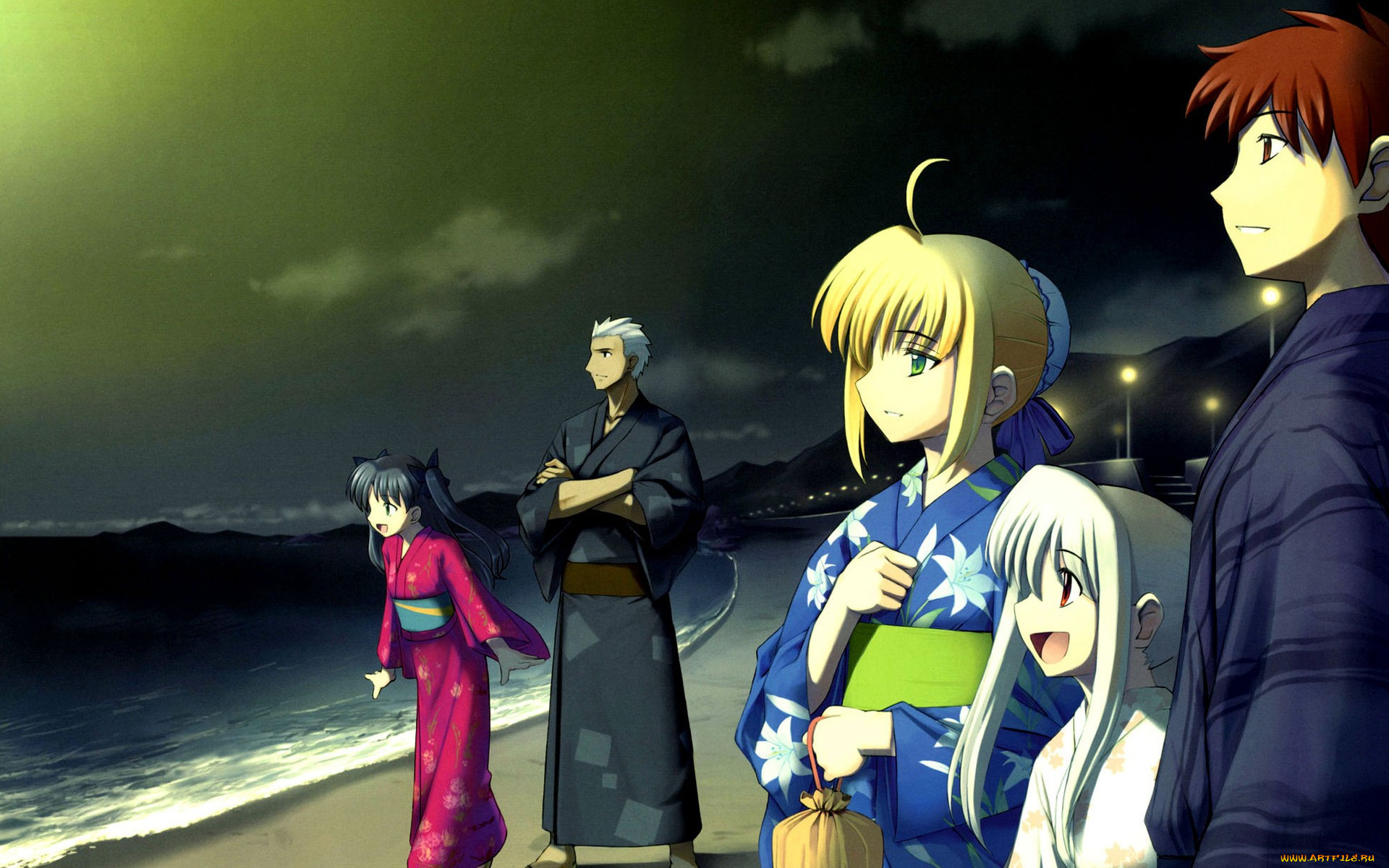 аниме, fate, stay, night