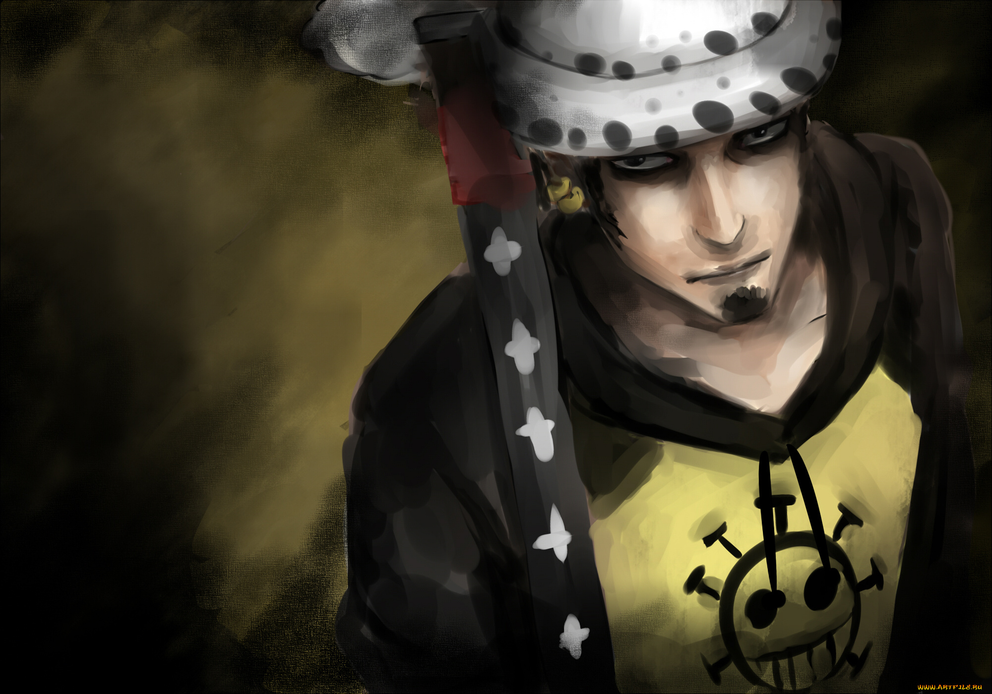 trafalgar, law, аниме, one, piece
