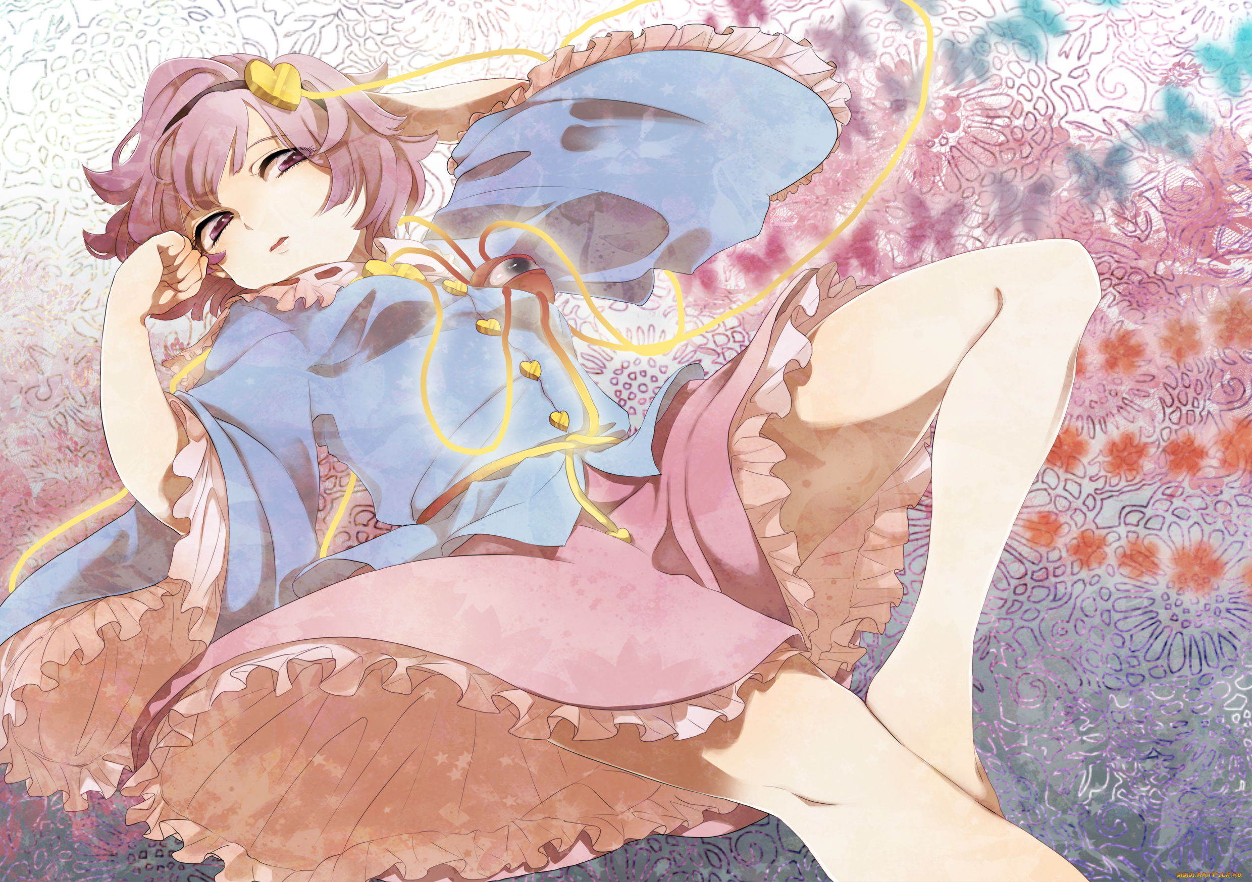 komeiji, satori, аниме, touhou