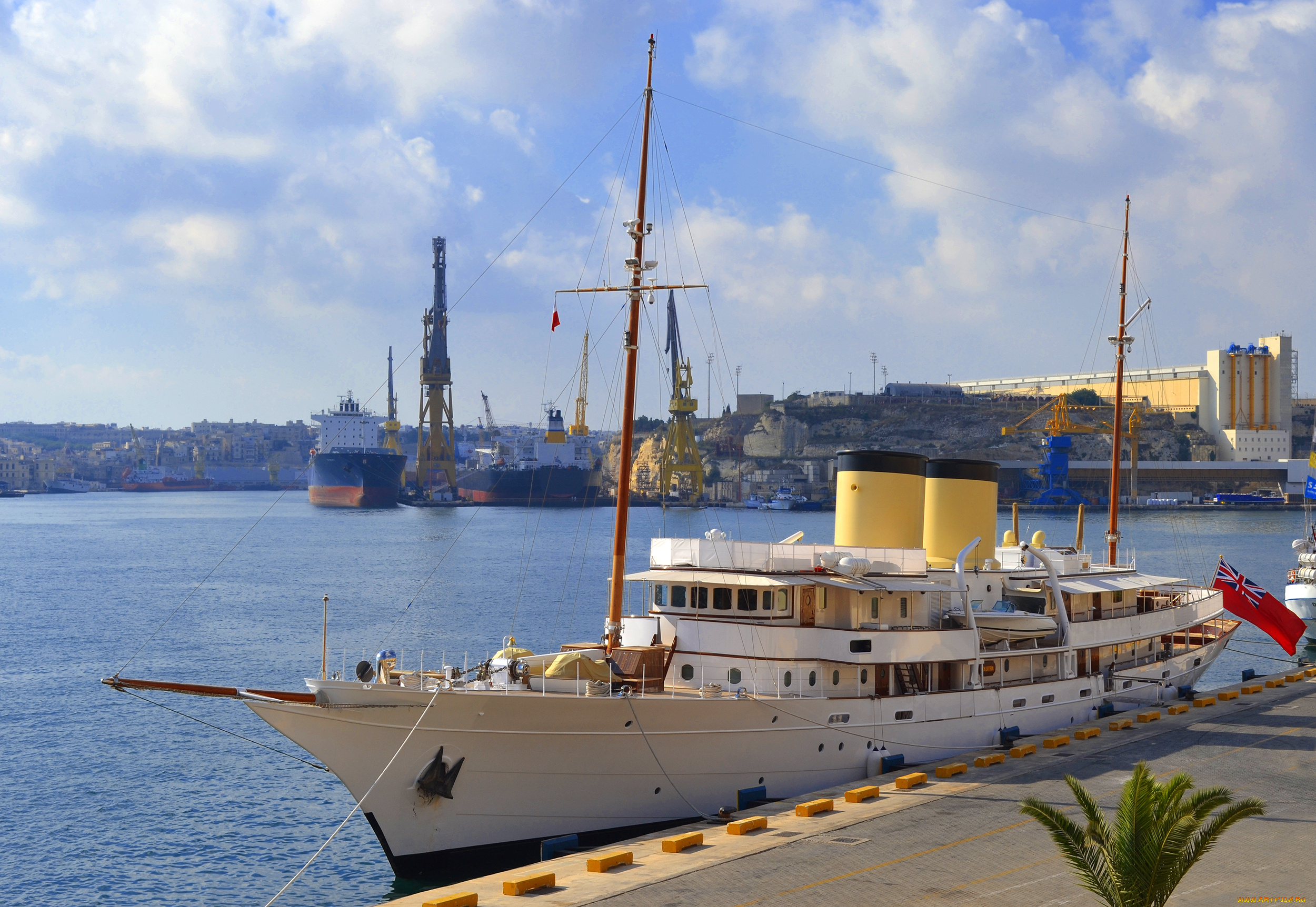 talitha, корабли, Яхты, яхта, море, причал