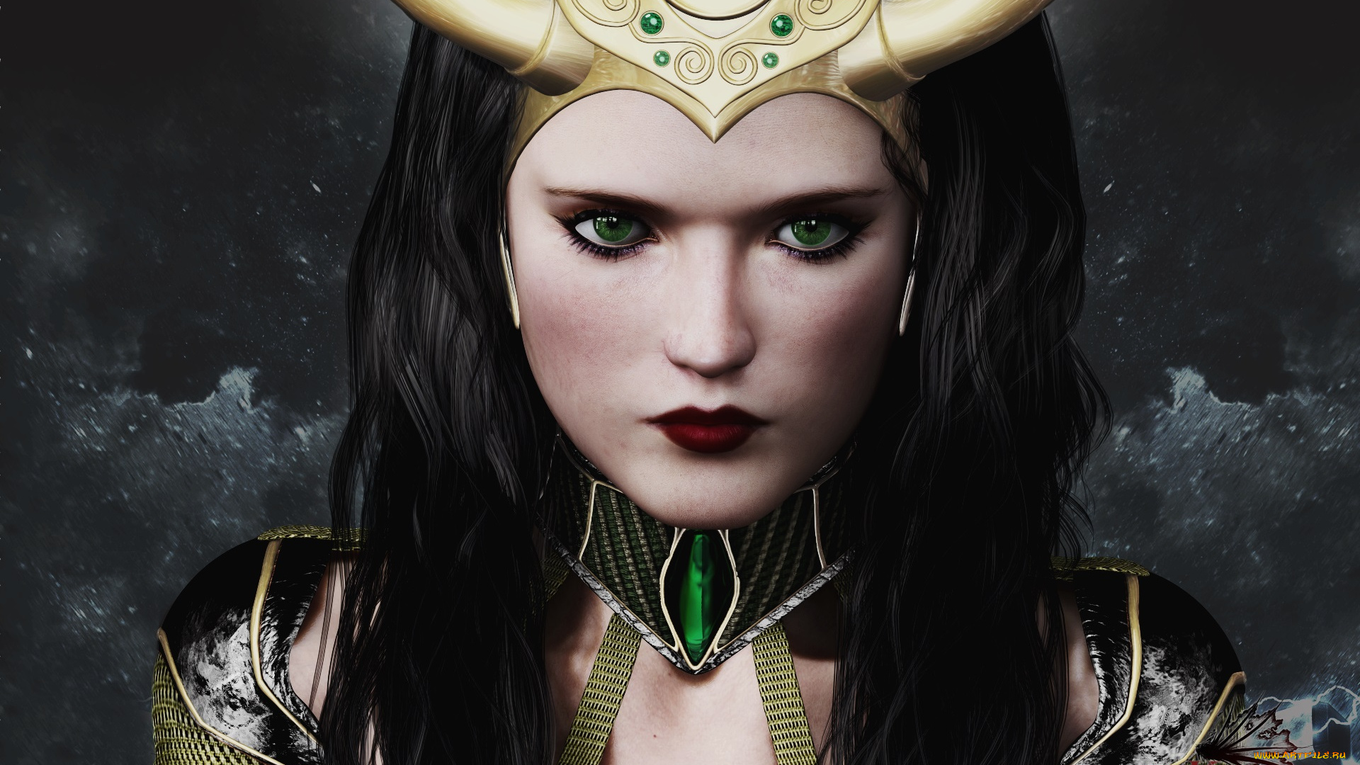 3д, графика, fantasy, , фантазия, девушка, взгляд