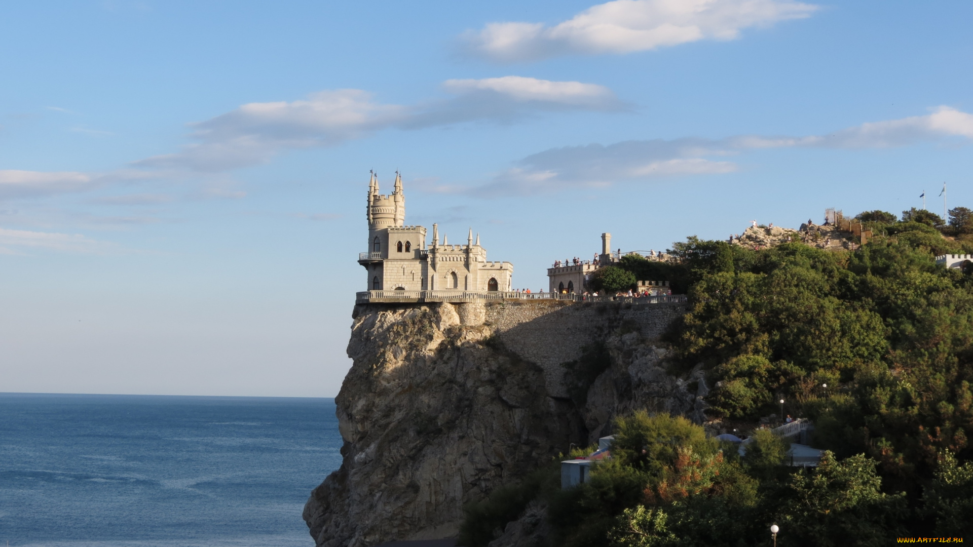 города, ласточкино, гнездо, , крым, замок