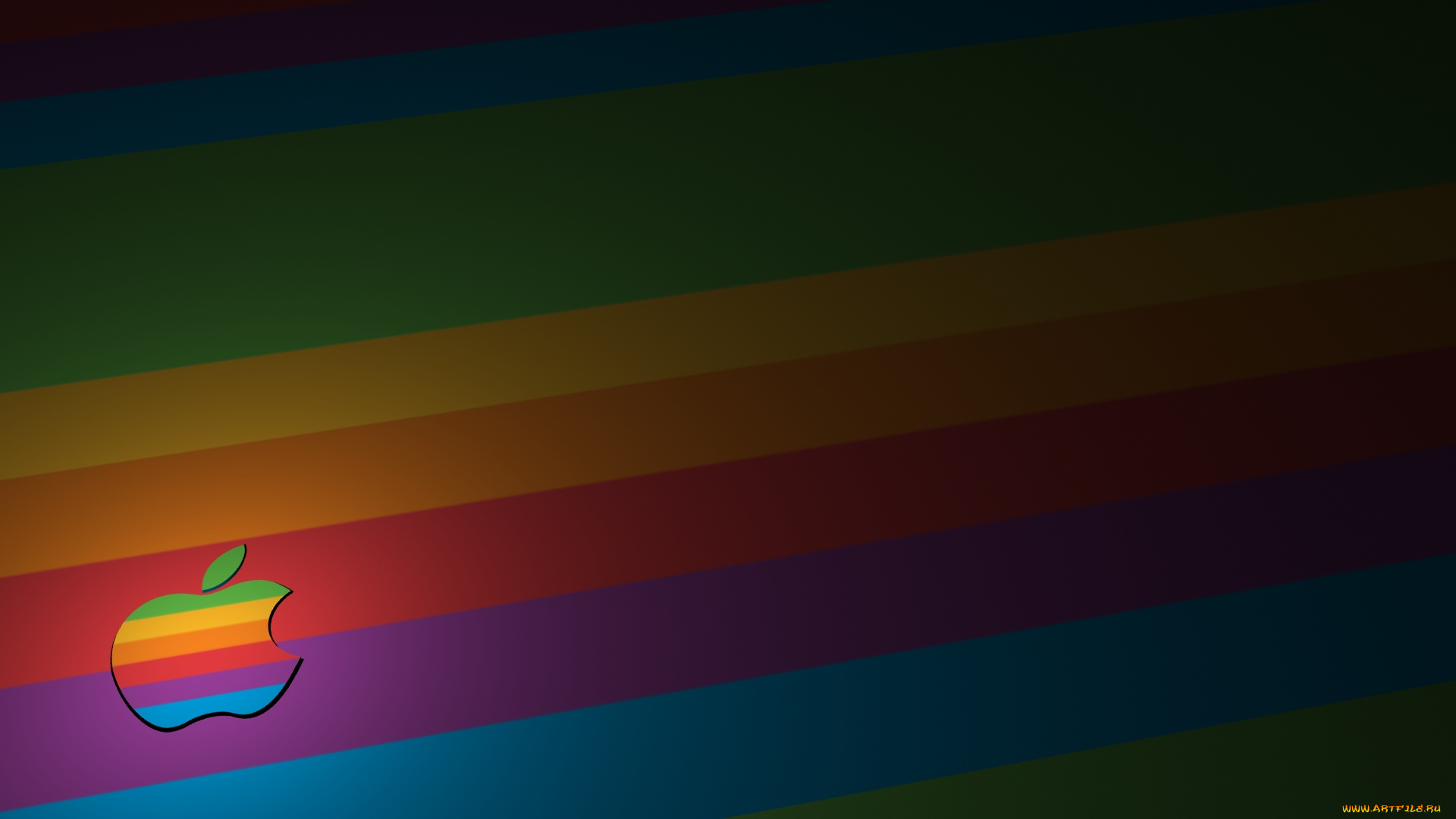 компьютеры, apple, логотип, фон, цвета