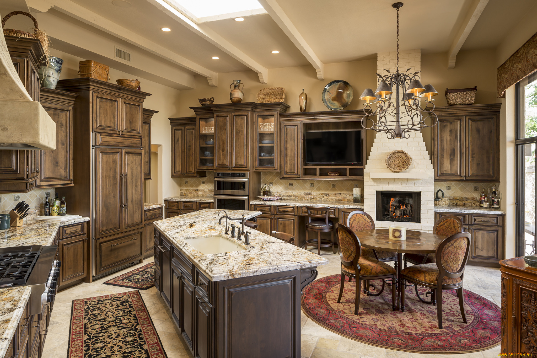 интерьер, кухня, мебель, плита