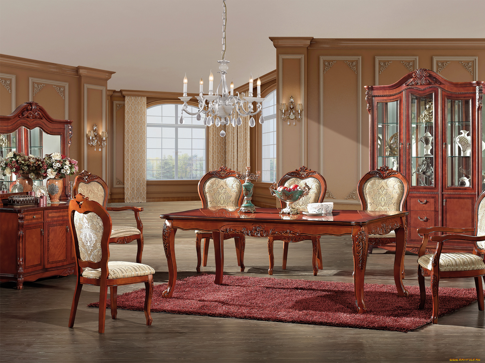 интерьер, столовая, interior