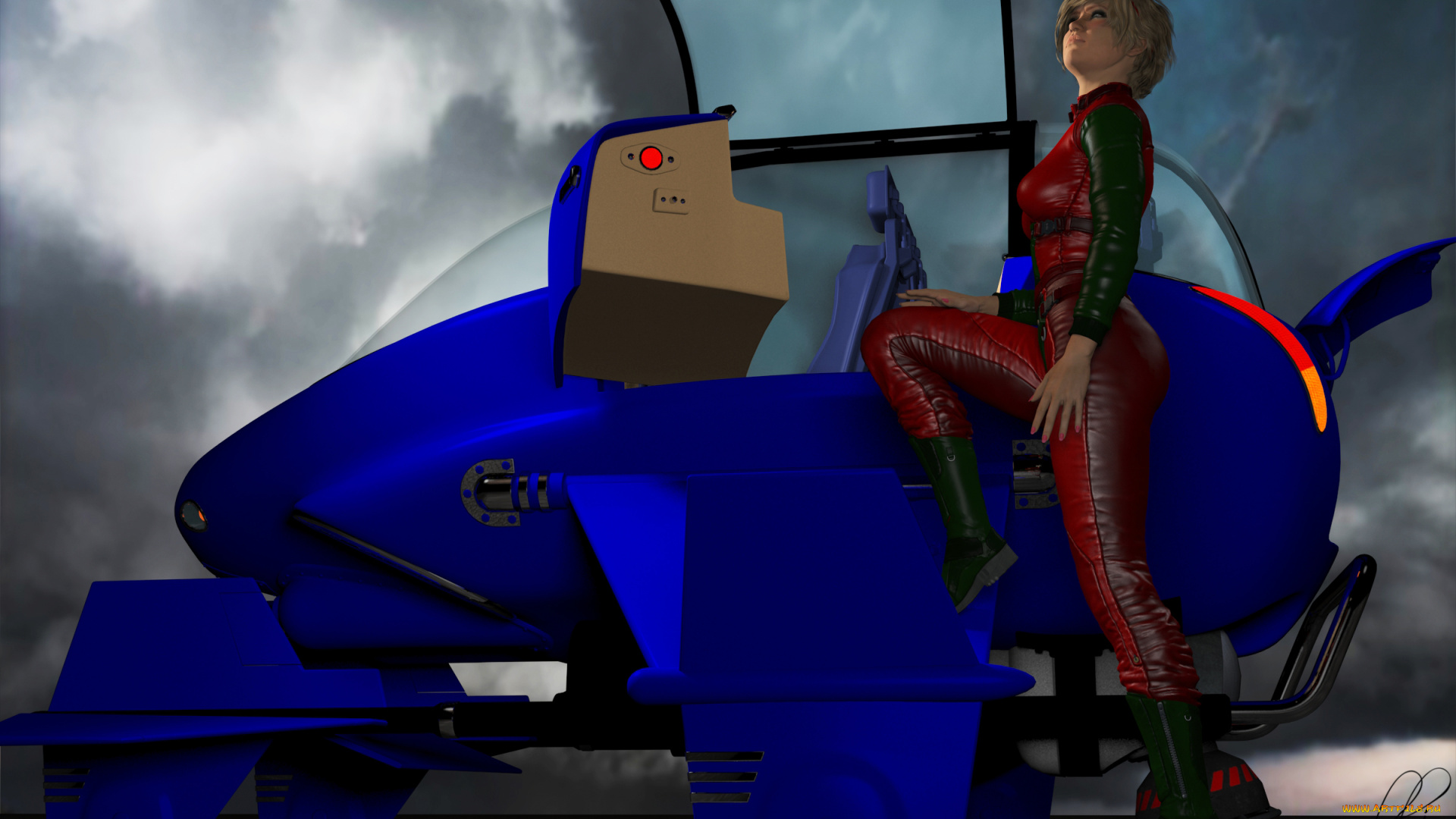 3д, графика, фантазия, , fantasy, девушка, фон, взгляд