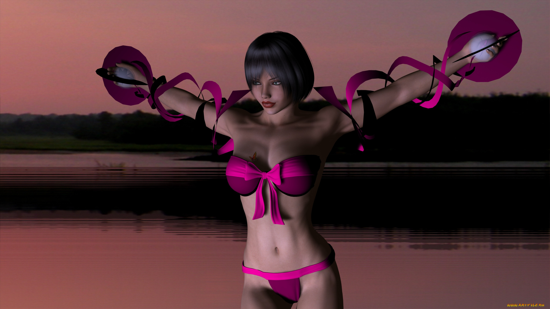 3д, графика, люди, , people, фон, взгляд, девушка