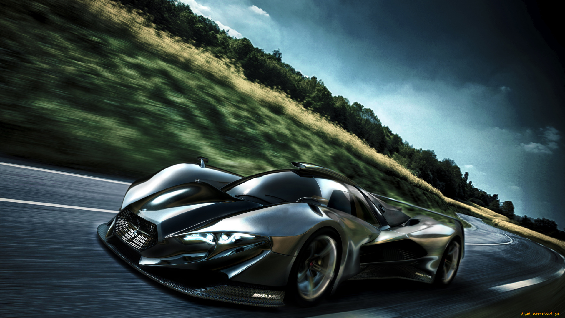 автомобили, 3д, concept, mercedes