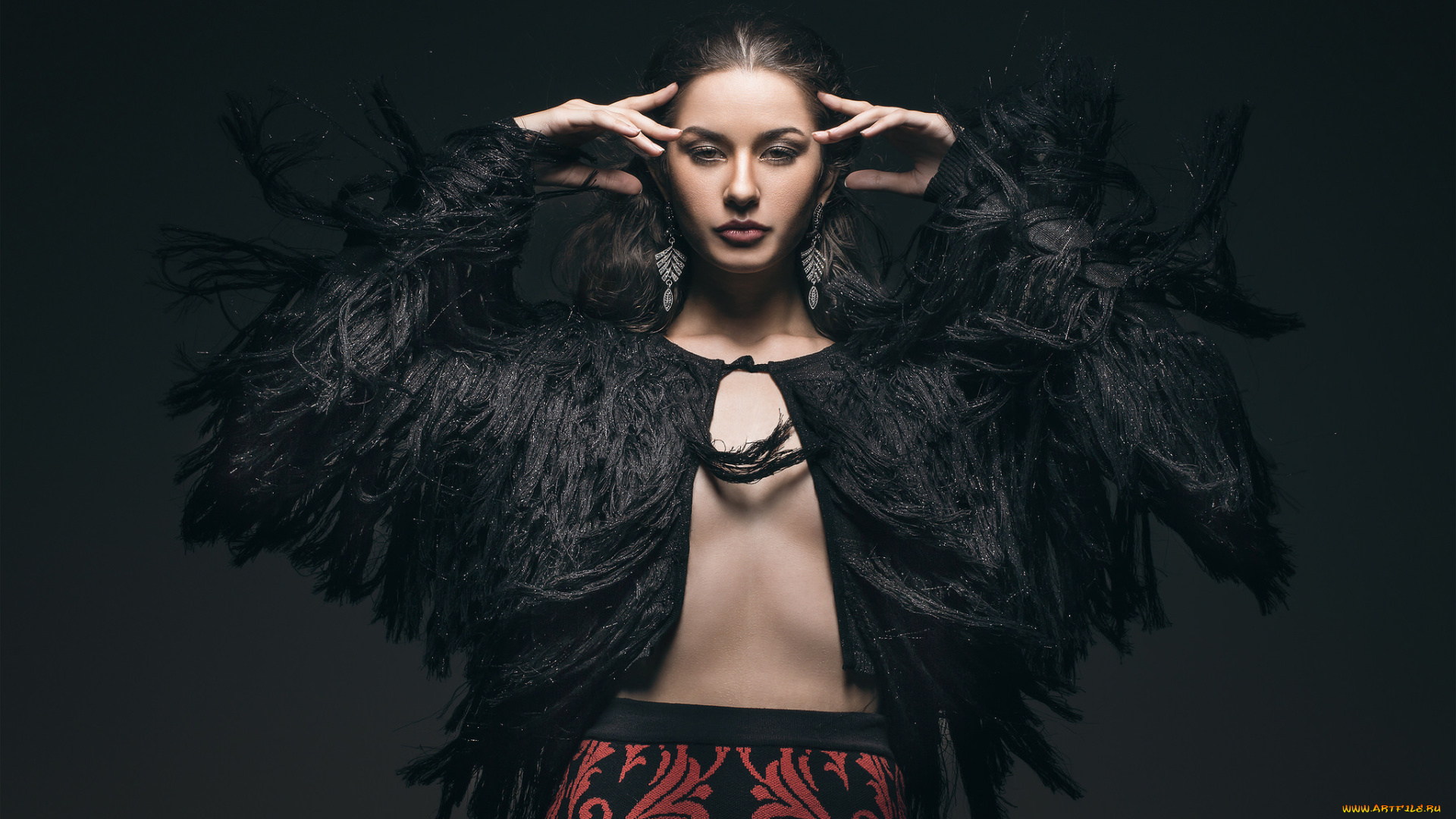 девушки, -unsort, , брюнетки, , шатенки, наряд, шатенка, фон, модель, образ