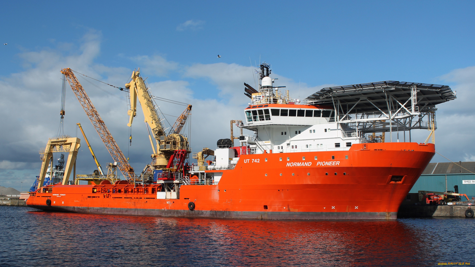 normand, pioneer, корабли, другое, кабелепрокладчик