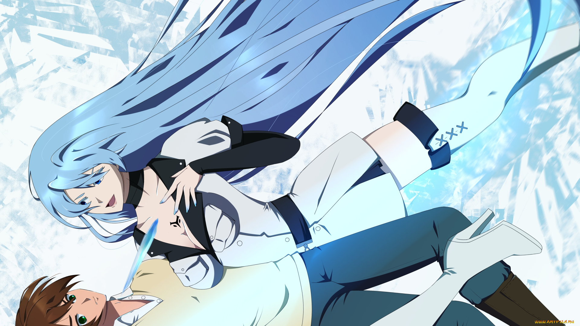 разное, арты, akame, ga, kill, esdeath, tatsumi, девушка, раоень, momodesuuu