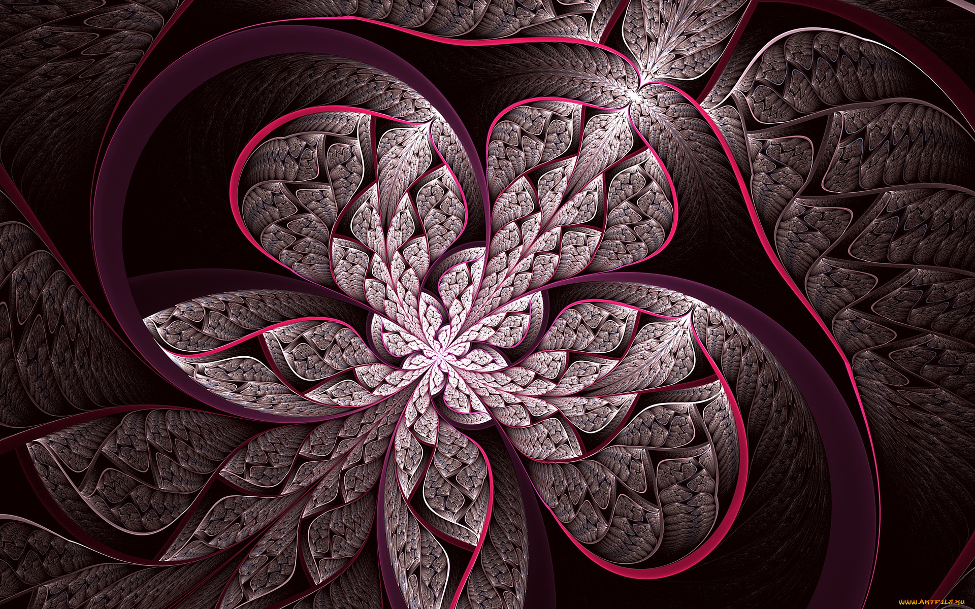 3д, графика, фракталы, , fractal, фон, узор, цвета