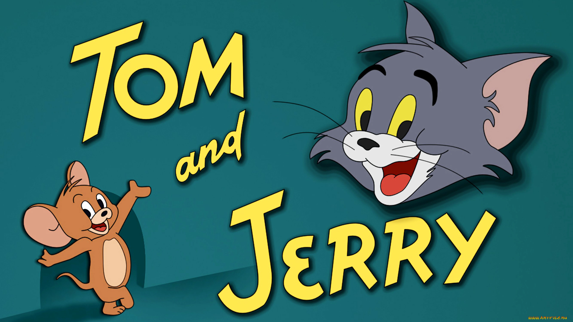 мультфильмы, tom, and, jerry, tom, jerry