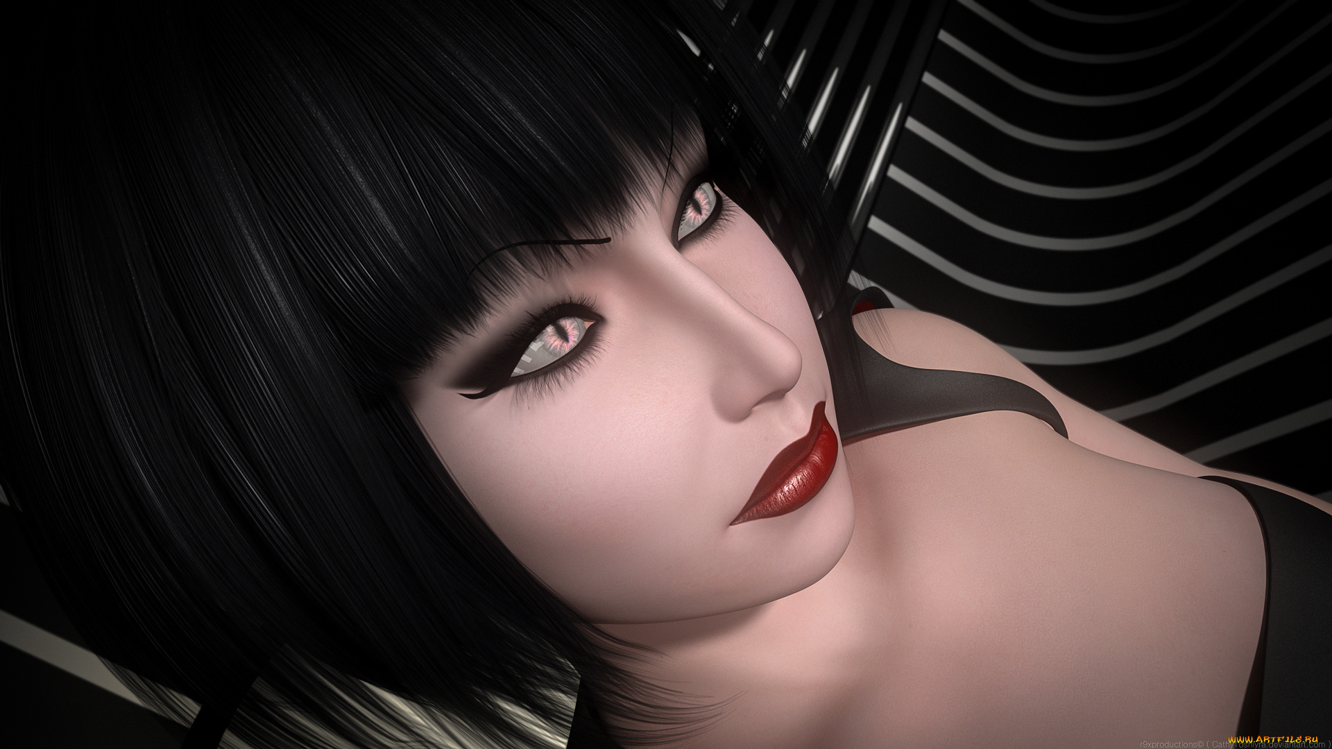 3д, графика, люди, , people, фон, девушка, взгляд