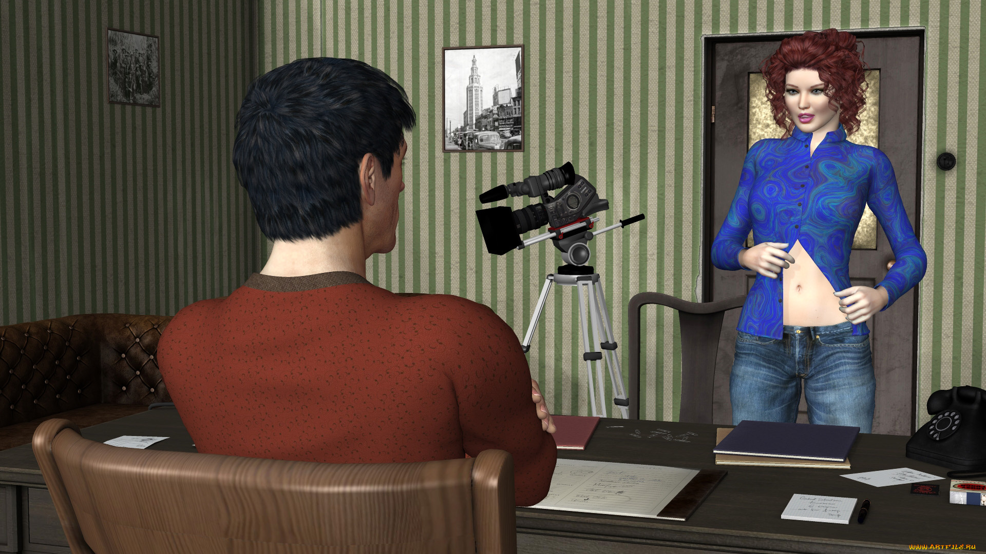 3д, графика, люди, , people, парень, фон, взгляд, девушка