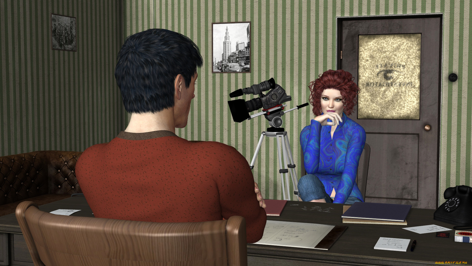 3д, графика, люди, , people, взгляд, девушка, парень, фон