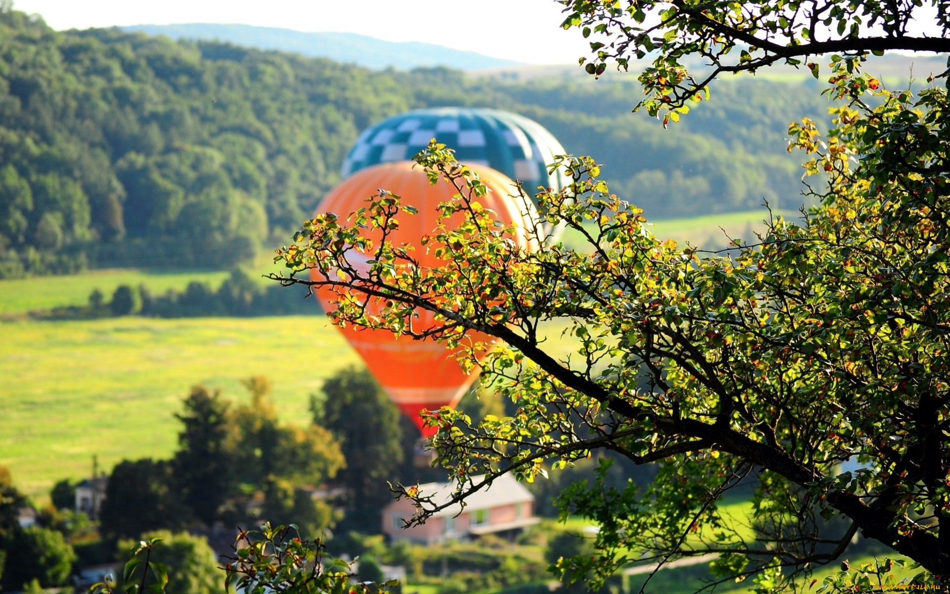 авиация, воздушные, шары, полет